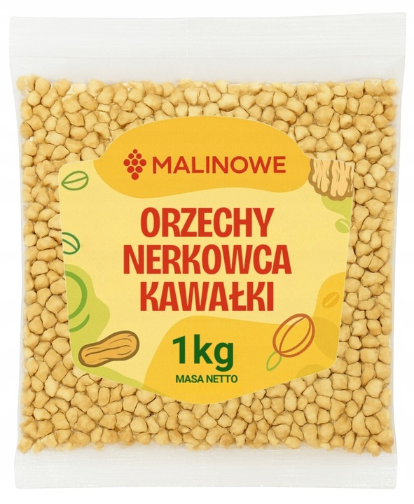 ORZECHY NERKOWCA KAWAŁKI 1kg NERKOWCE NATURALNE DOSKONAŁE