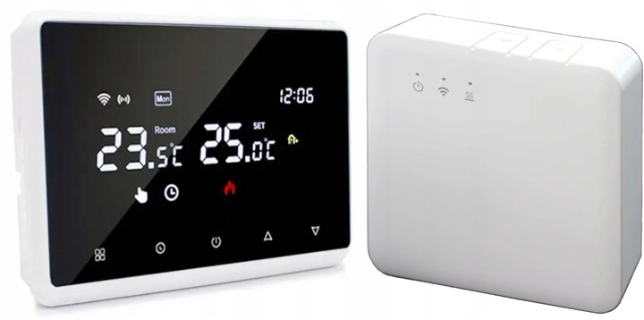 Termostat Wi-Fi BEZPRZEWODOWY Tuya ogrzewanie kotła programowalny