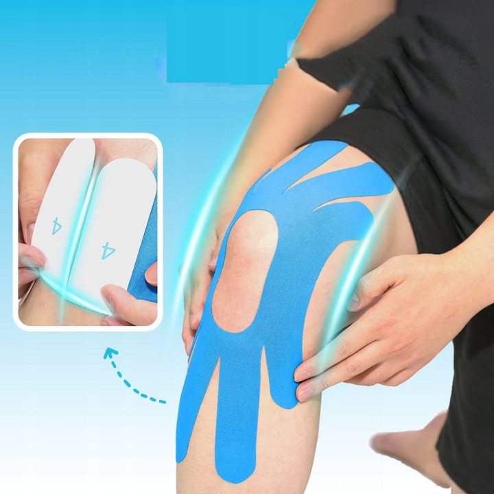 WYSOKIEJ JAKOŚCI TAŚMA KINEZJOLOGICZNA na ciało kolano 8 PCS