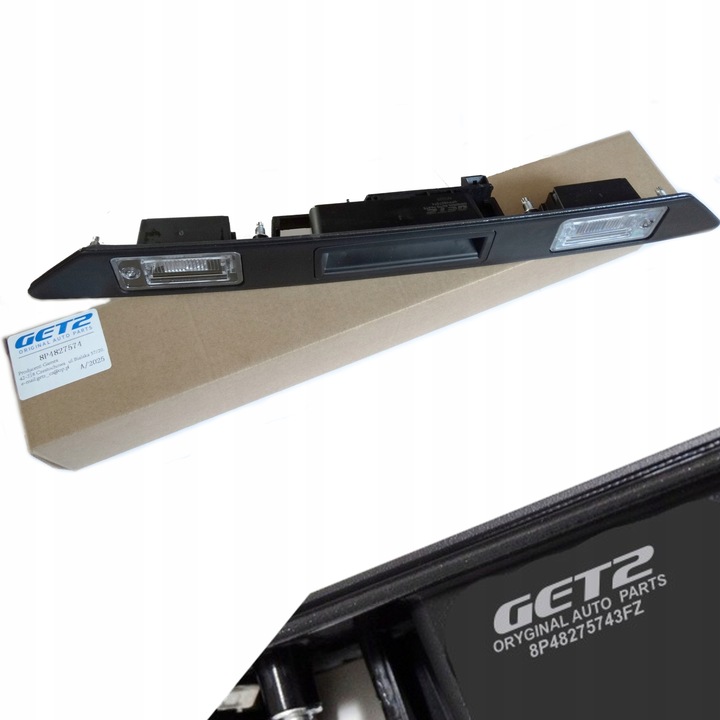 Podświetlenie Rejestracji listwa Blenda do AUDI A3 8P A4 B6 A4 B7 Avant