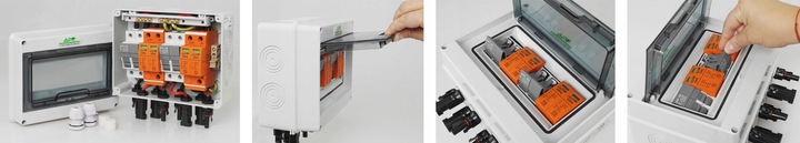 ROZDZIELNICA PV 1000V DC 2 STRINGI FOTOWOLTAIKA