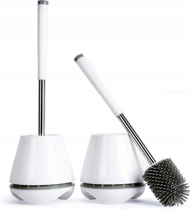 Silikonowa antybakteryjna szczotka do WC + GRATIS