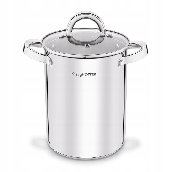 SZYNKOWAR z TERMOMETRE Zestaw Wędliniarski Garnek z SITKIEM 4L Konighoffer