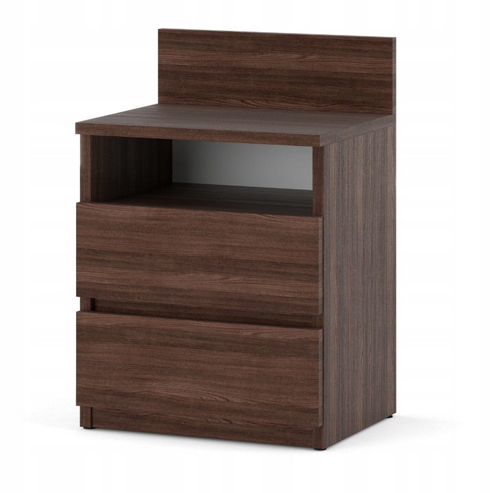 Szafka Nocna Stolik Nocny Wenge 40CM 2S Skrzynia Nakastlik Do Sypialni