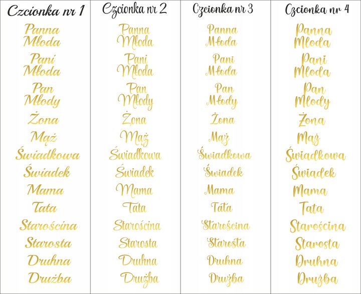 Kieliszki oszukane 15ml GRUBE DNO Mąż Żona Świadkowa Świadek wesele NALEWAK