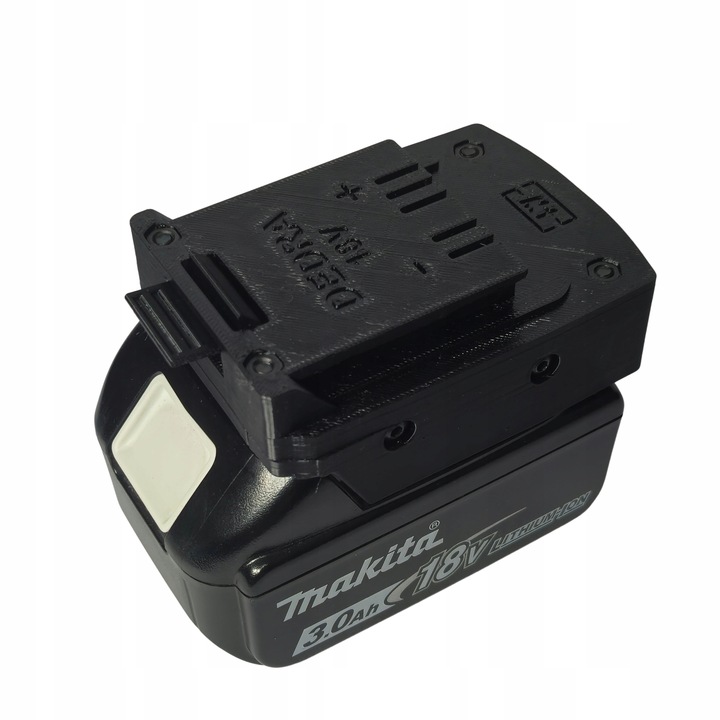 Adapter, przejściówka z baterii Makita 18V na narzędzia DEDRA SAS+ALL