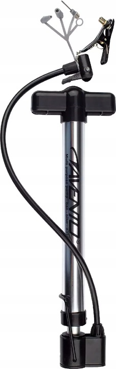 Pompka rowerowa z wężykiem ręczna do piłek roweru wielofunkcyjna AVENTO 4w1