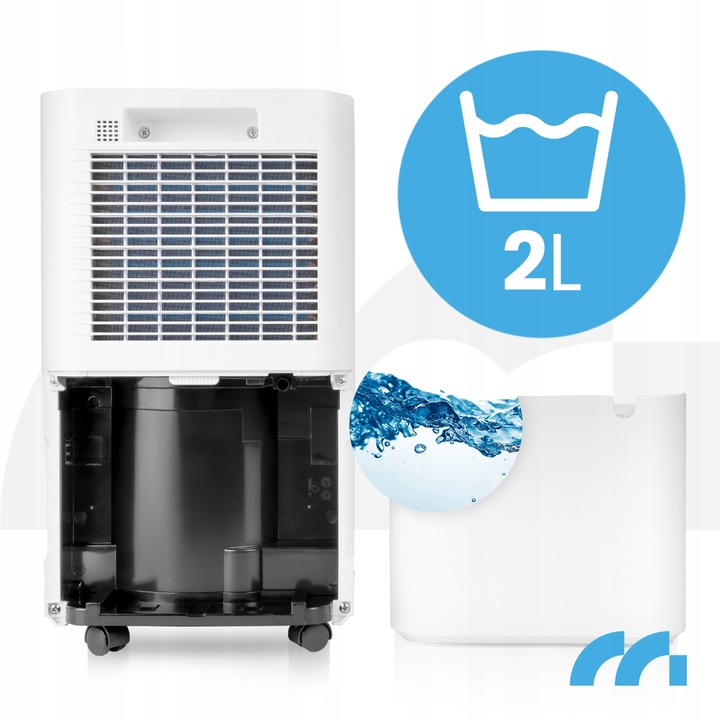 OSUSZACZ POWIETRZA POCHŁANIACZ WILGOCI CICHY WiFi TIMER HIGROSTAT