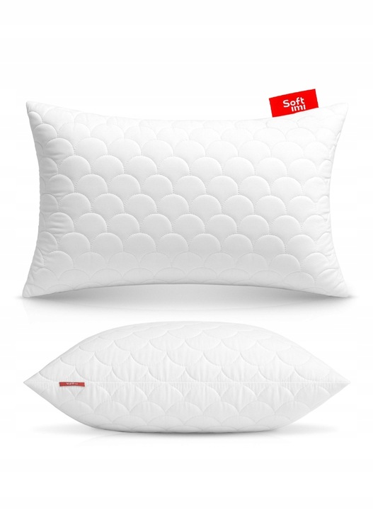 PODUSZKA 50X70 ANTYALERGICZNA PIKOWANA GRUBA ZAMEK