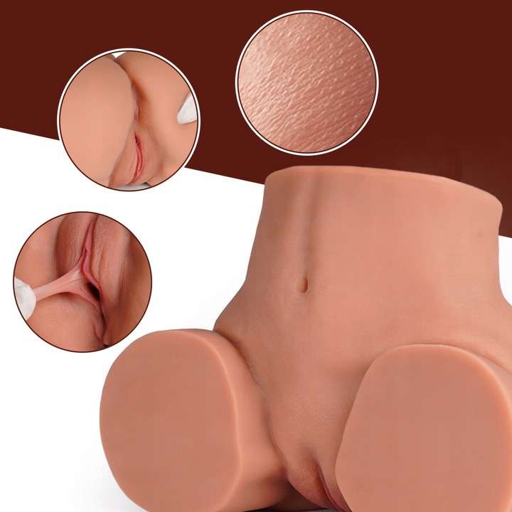 Sztuczna Pochwa Masturbator Meski Realistyczny Tyłek 3D z Pochwą