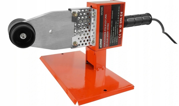 ZGRZEWARKA POLIFUZYJNA DO ZGRZEWANIA RUR PP PCV 800W MOCNA + MATRYCE