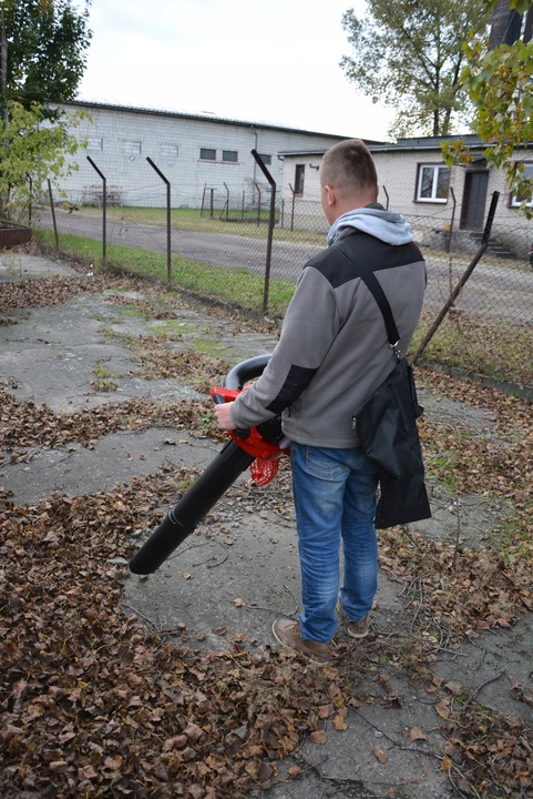 DMUCHAWA SPALINOWA DO LIŚCI ŚNIEGU ODKURZACZ OGRODOWA Z ROZDRABNIACZEM