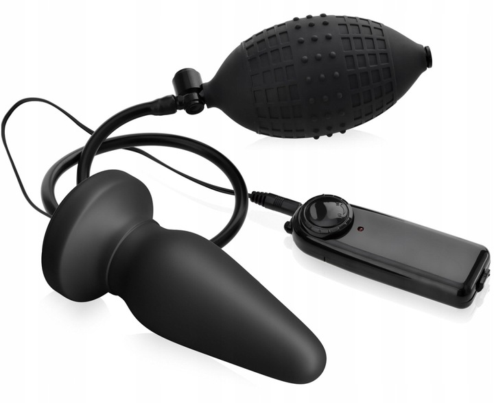 OLBRZYMI PLUG POMPOWANY KOREK ANALNY Z WIBRACJAMI