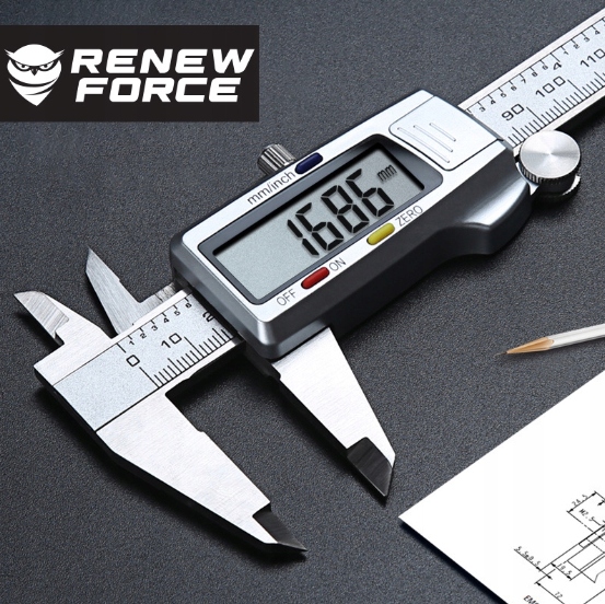 DOKŁADNA Suwmiarka elektroniczna ZE STALI NIERDZEWNEJ cyfrowa 0-150mm