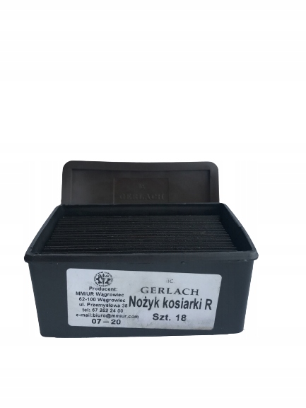 NÓŻ NOŻYK R DO KOSIARKI ROTACYJNEJ 18SZT Z-069 GERLACH