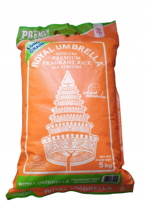 Ryż jaśminowy Premium Quality 5kg - Royal Umbrella