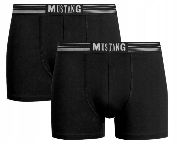 Majtki Bokserki Mustang r. L CZARNE 4 SZTUKI