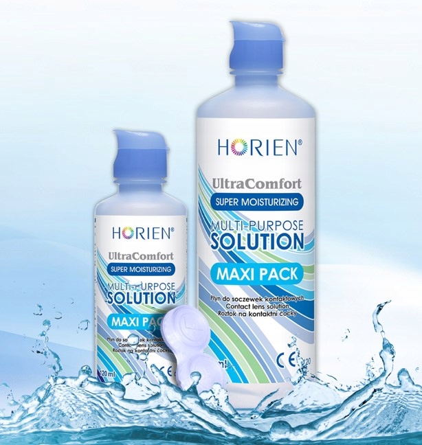 HORIEN ULTRA COMFORT MAXI PACK 360ML+ 100ML PŁYN DO SOCZEWEK