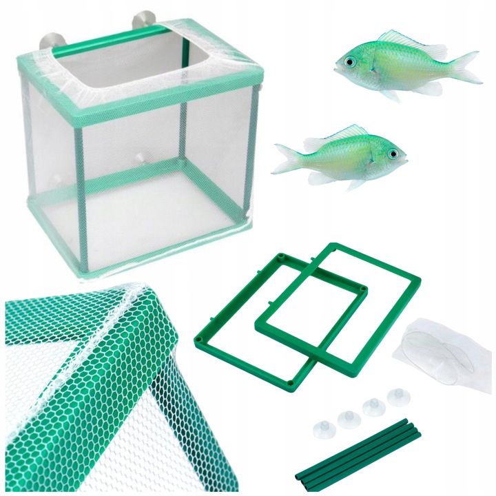 KOTNIK SIATKOWY DO AKWARIUM ROZMIAR S 17x13x15 cm