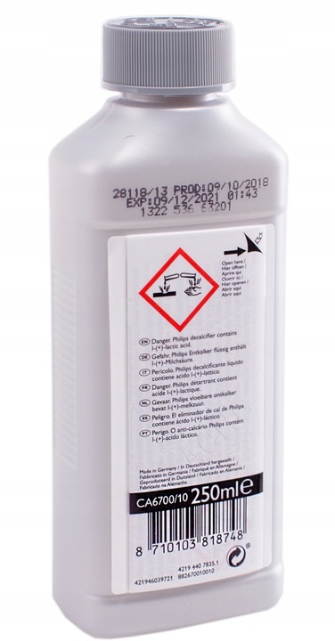 PHILIPS SAECO ODKAMIENIACZ EKSPRES 250ml CA6700/10