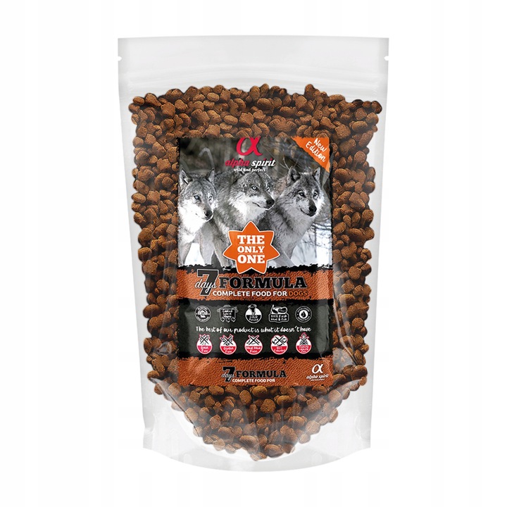 ALPHA SPIRIT 7 DAYS FORMULA KARMA SUCHA PÓŁMIĘKKA 1KG
