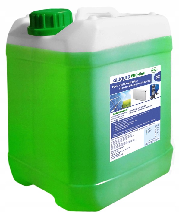 glikol propylenowy płyn solarny solar -35C 10L EKO