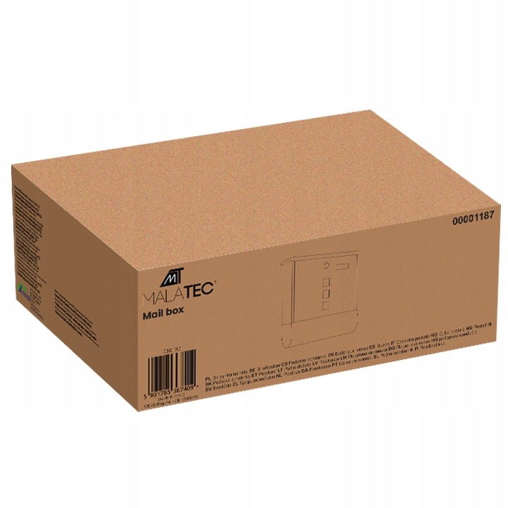 Skrzynka na Listy Pocztowa Gazety Pocztę Napis Duża Listowa A4 do Domu