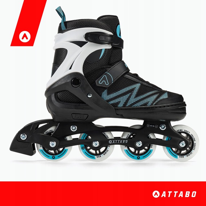 Łyżworolki dziecięce ATTABO 2w1 rolki i łyżwy Kylo L (38-41) Regulowane