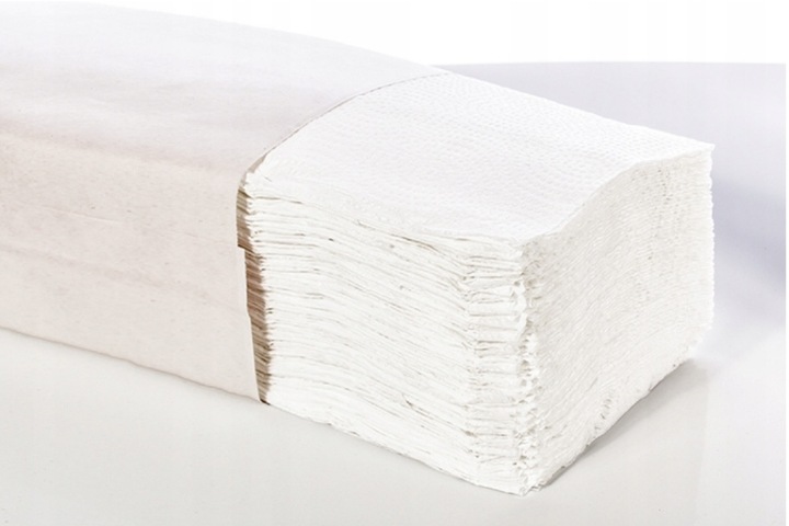 Ręcznik Papierowy ZZ BIO 100% BIAŁY GRUBY CELULOZA 2w 21cm x 23cm 3000szt