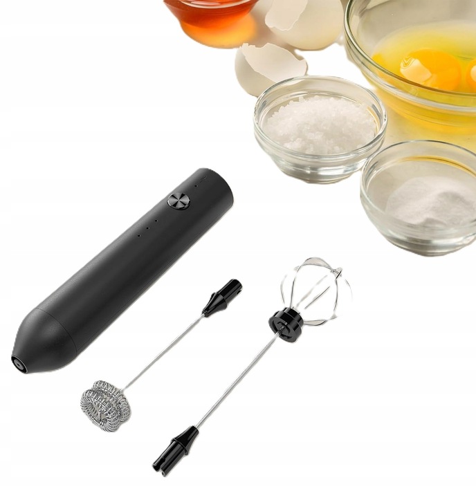 Elektryczny Spieniacz do Mleka Ręczny Akumulator Kawa Bezprzewodowy