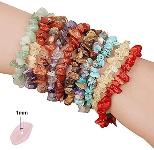 ZESTAW DO ROBIENIA BIŻUTERII BRANSOLETEK BIZUTERIA Z KAMIENI 1323 elementy