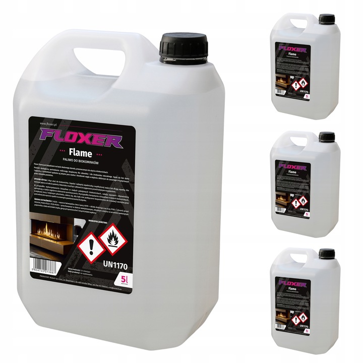 Biopaliwo 20L FLOXER Bioetanol Bezwonny bio etanol 99.9% do kominków