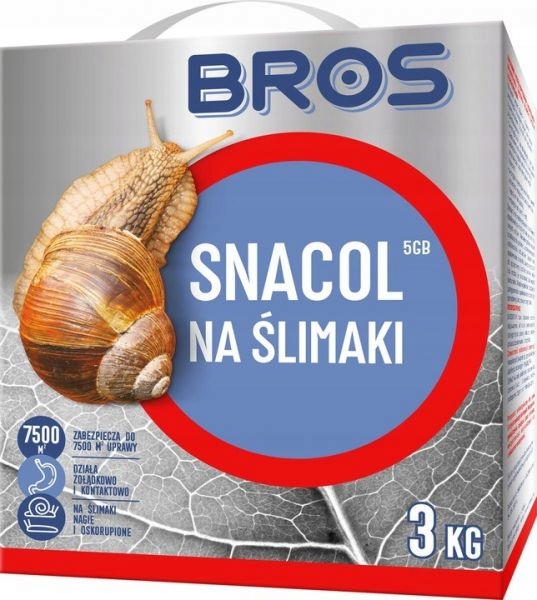 BROS Na Ślimaki Snacol Granulat TRUTKA Na Ślimaki Skuteczny Preparat