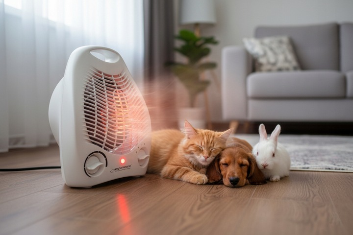 GRZEJNIK ELEKTRYCZNY FARELKA TERMOWENTYLATOR 2000W