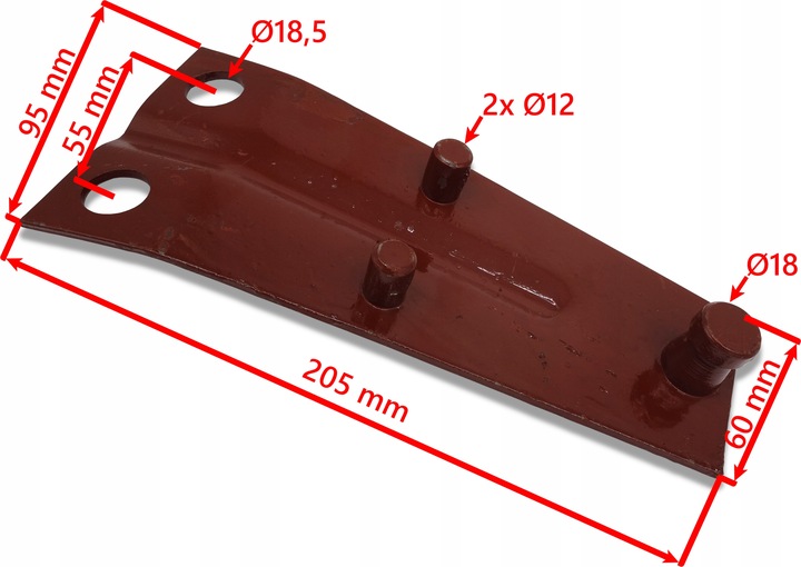 ZESTAW NAPRAWCZY KOSIARKI ROTACYJNEJ 1,65M 1,85M TRZYMAKI NOŻE + ŚRUBY KPL