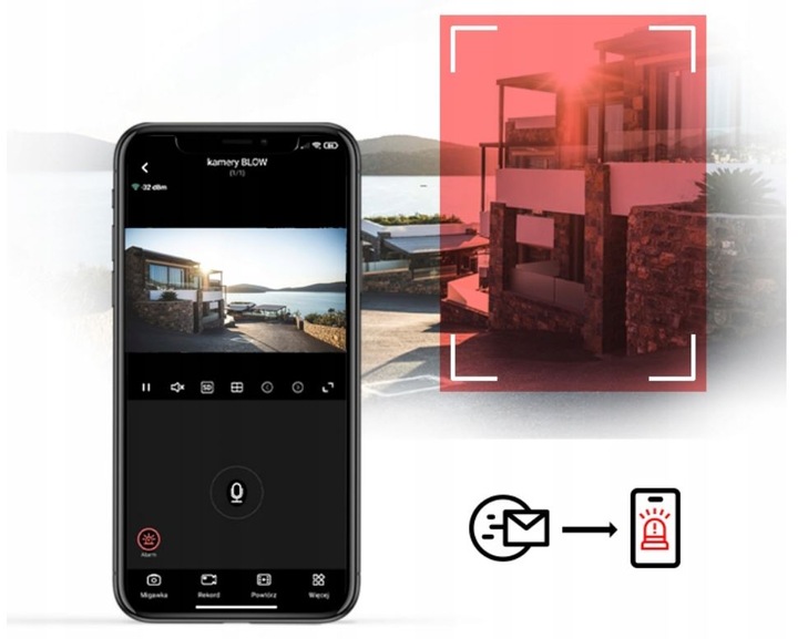 KAMERA IP 4G LTE SIM OBROTOWA MONITORING 3MPX 2K