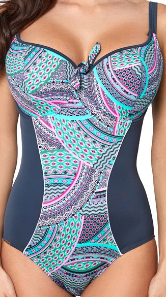 STRÓJ KĄPIELOWY JEDNOCZĘŚCIOWY WYSZCZUPLAJĄCY 46H