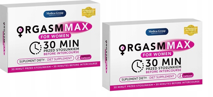 TABLETKI ORGASM MAX na ORGAZM i LIBIDO DLA KOBIET