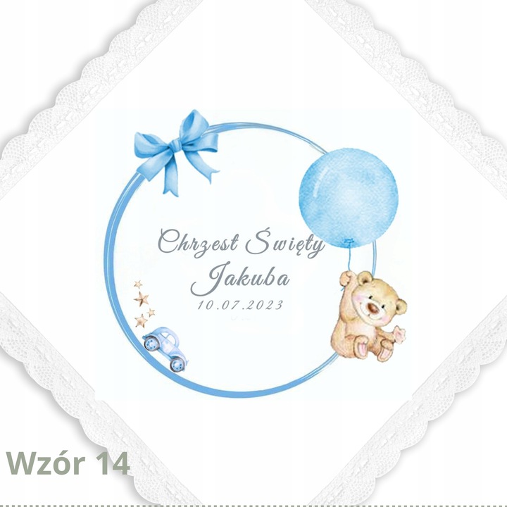 ŚWIECA DO CHRZTU KOMUNII NA CHRZEST KOMUNIĘ GROMNICA CHRZCINY