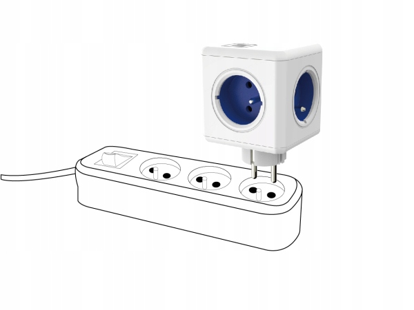 Rozgałęziacz zasilająca PowerCube Original - 5 gn.