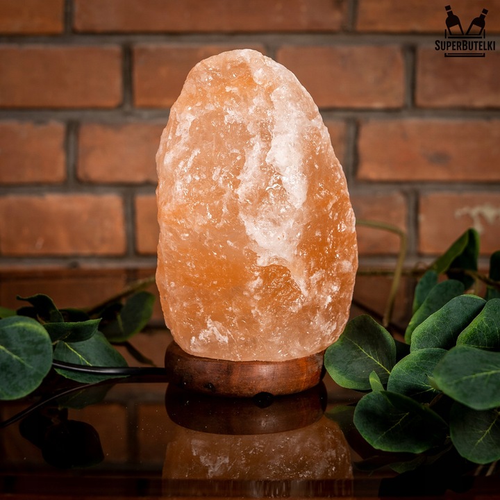 LAMPA SOLNA 3-5 kg sól himalajska JONIZATOR LAMPKA NOCNA Z SOLI NATURALNA