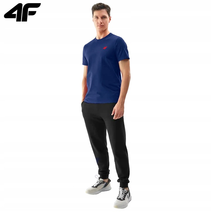 KOSZULKA MĘSKA 4F T-SHIRT BAWEŁNIANY PODKOSZULEK SPORTOWY CO DZIEŃ