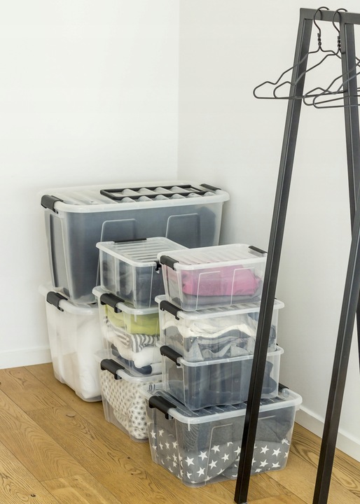 POJEMNIK Z POKRYWĄ DO PRZECHOWYWANIA HOME BOX 15L UNIWERSALNY