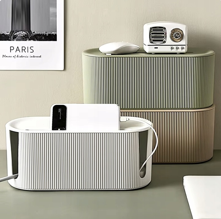 Pojemnik ORGANIZER pudełko na kable do przechowywania listwyładowarek