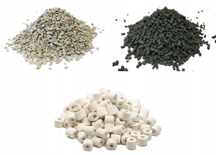 BIO-CERAMIKA ZEOLIT WĘGIEL AKTYWNY 3L WKŁAD FILTRA