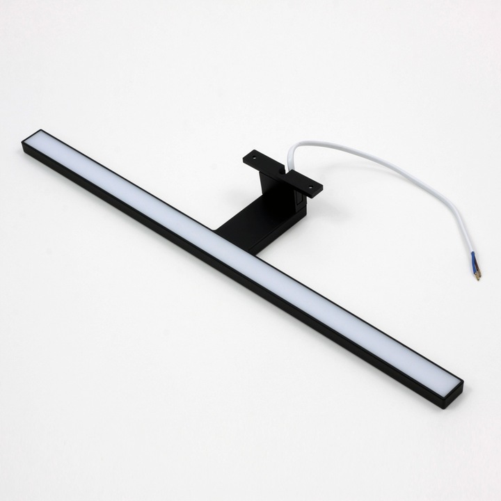 KINKIET LED LAMPA LED NA SZAFKĘ LUSTRO ŁAZIENKA 10W 50cm CZARNA