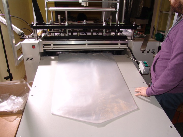 WORKI FOLIOWE NA UBRANIA -skosy 60 X 120 - 100 szt PRZEZROCZYSTE-WYTRZYMAŁE