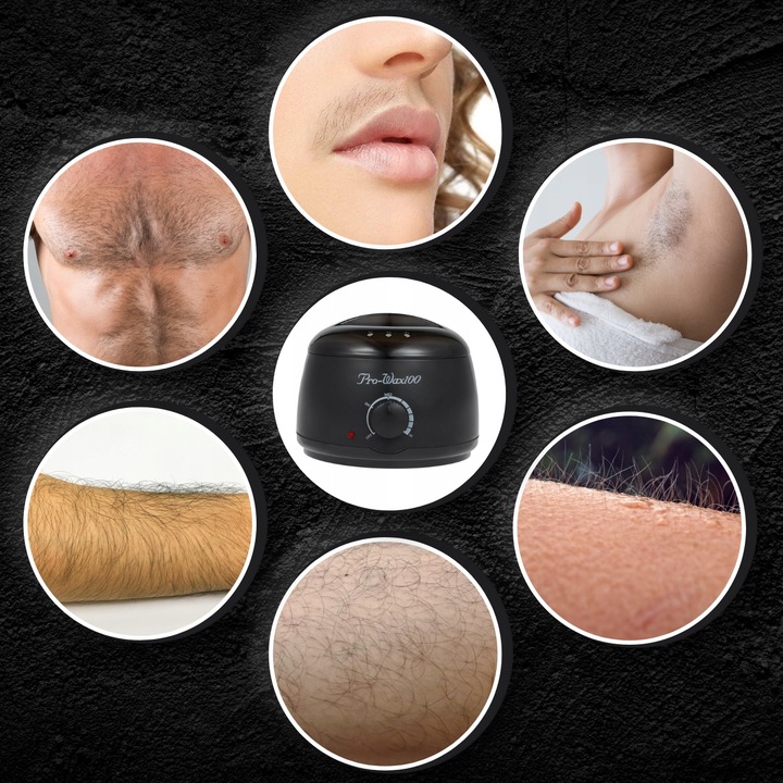 PODGRZEWACZ WOSKU + TWARDY WOSK 400g+100 PATYCZKÓW ZESTAW DO DEPILACJI