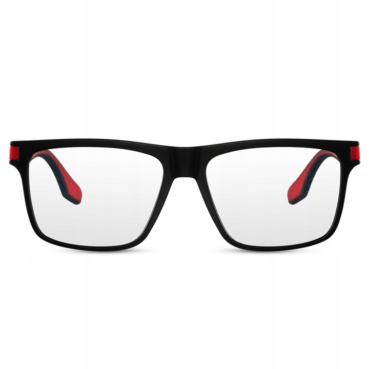 Moramo okulary zerówki nerdy czarny