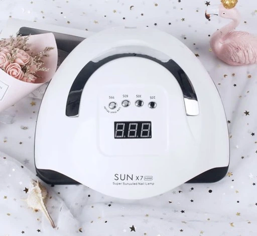 LAMPA DO PAZNOKCI UV LED 220W DO HYBRYD ŻELI MOCNA HYBRYDY SUN X7 MAX LCD